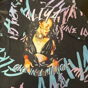 aaliyah one in a million tee